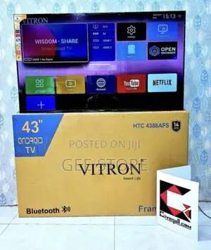 Vitron 43" Smart Frameless LED TV
