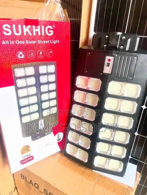 Sukhig 2400W Solar LED Street Lamp - 1