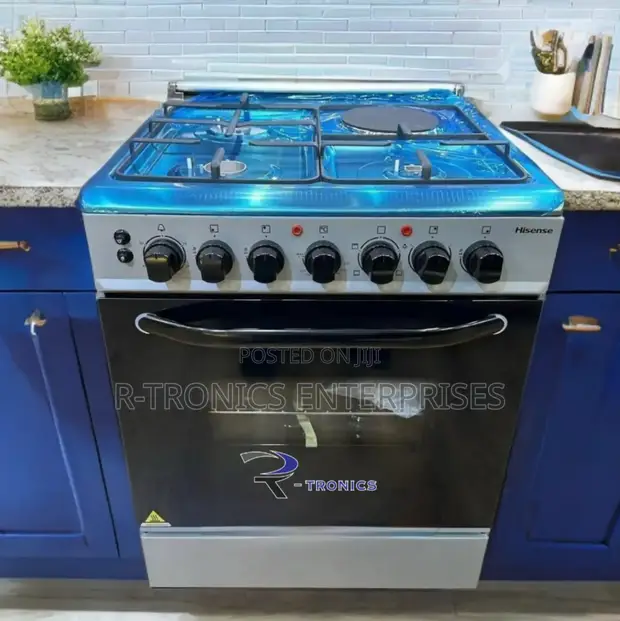 Hisense HF631GEES 60x60cm Jiko la Gesi na Oven ya Umeme - 1
