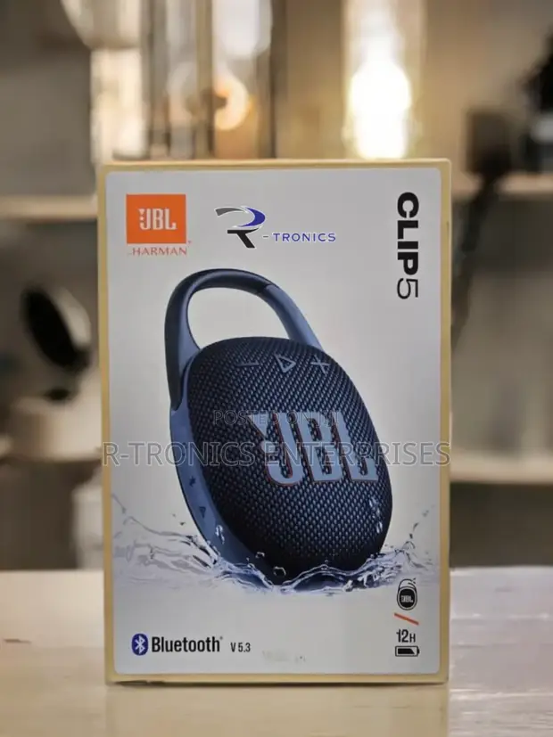 JBL Clip 5 Spika Ndogo ya Bluetooth Inayobebeka - 1