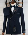 Marshalino & Black Smart Men's Original Suits - Turkey Style - 3