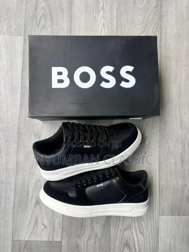 Viatu vya Sneakers vya Boss Ngozi Halisi - 1