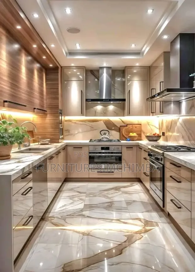 Luxury Kitchen Cabinet Set - 1