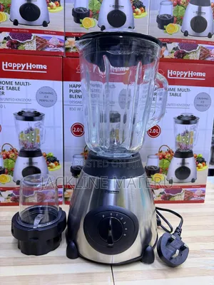 Happy Home Blender 2-in-1 na Kazi ya Kusaga Barafu (2L)