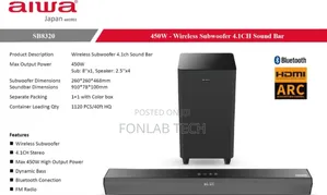 Aiwa 250W Soundbar