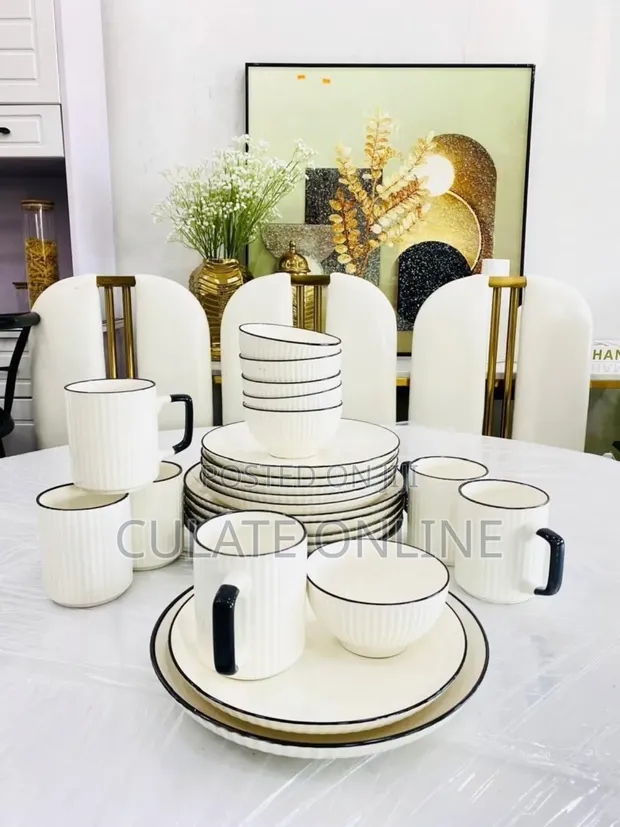 Seti ya Sahani za Chakula cha Jioni 24pcs - 1
