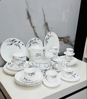 Seti ya Sahani 58pcs Luminarc - Mpya Kabisa