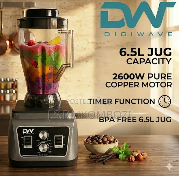 Digiwave Blender ya Biashara 6.5L - 1