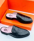 New Versace Men's Leather Mules - 2