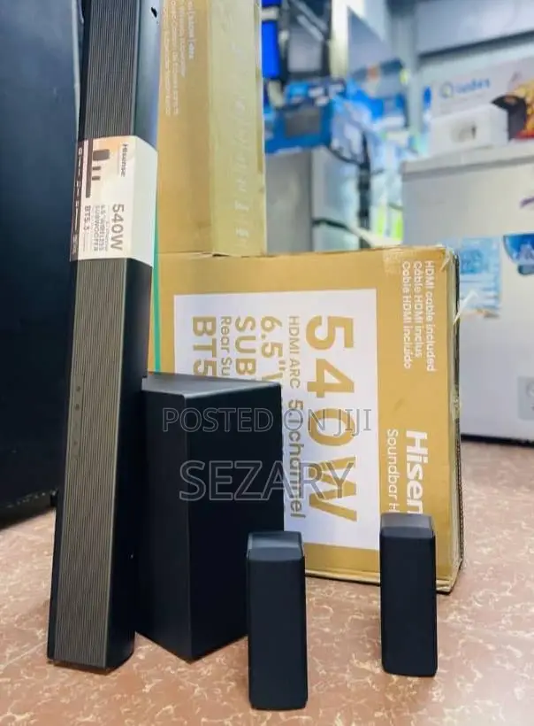 Hisense 540W Soundbar with Subwoofer & 2 Speakers - 1