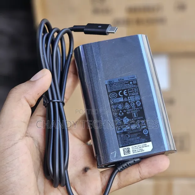 Chaja Adapta ya Laptop ya Dell 65W USB-C - 1