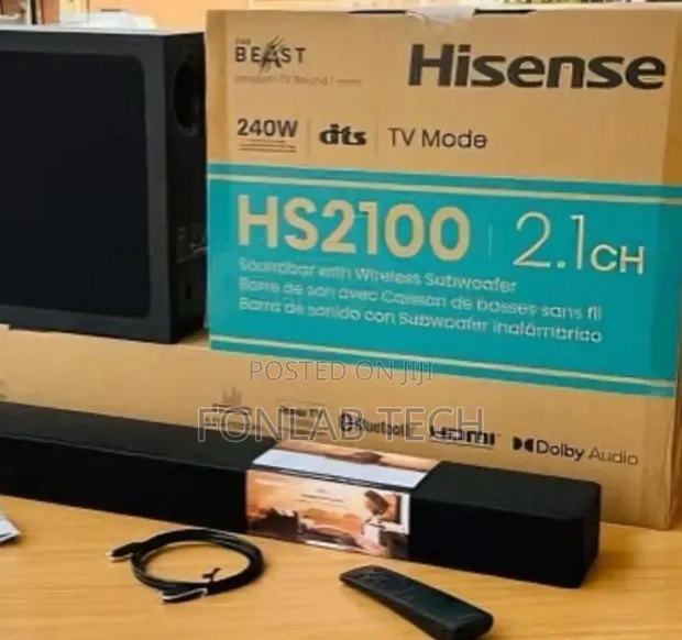 Hisense 240W Sound Bar HS2100 - 1