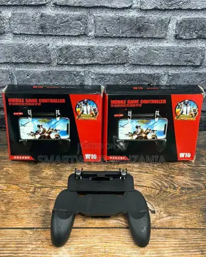 W10 Mobile Game Controller Grip Holder kwa iOS Android