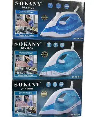 Sokany Perfectcare 1000W Dry Iron Ceramic Sole (SK-YD-2104)