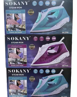 Sokany SK-2105 Steam Iron 2200W Ceramic 450ml