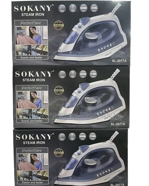 Sokany SL-2077A Steam Iron 1600W Ceramic - 1