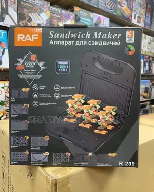 RAF R209 Mashine ya Kutengeneza Sandwich 10-in-1 2000W
