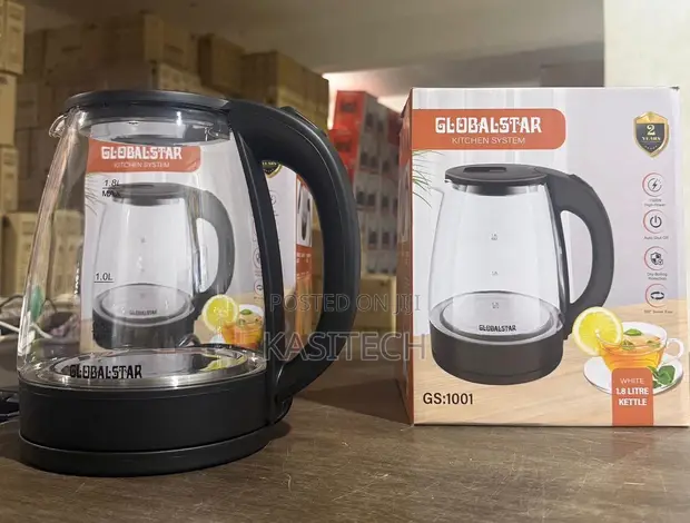 Globalstar Kettle ya Kioo 1.8L (GS-1001) - 1