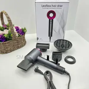 Leafless Hair Dryer with Digital Motor & 4 Attachments