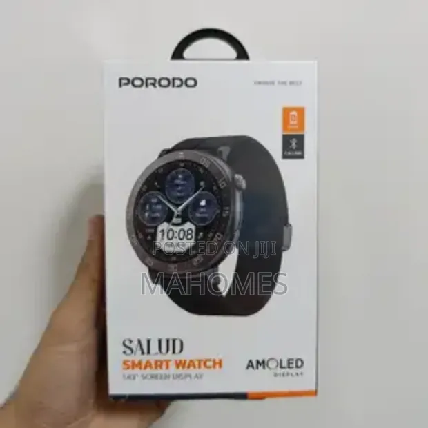 Porodo Salud Smart Watch AMOLED Display - 1