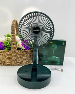 Super Foldable Rechargeable Desktop Fan - USB Charging