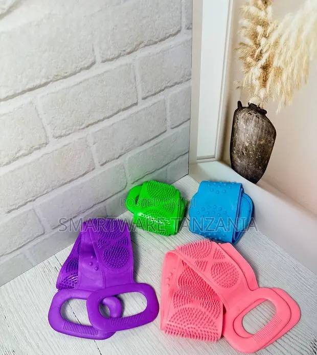 Kifaa cha Kusafishia Mgongo cha Silicone na Brashi ya Kuoga - 1