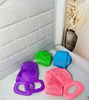 Silicone Body Back Scrubber Bath Brush Massage Strap