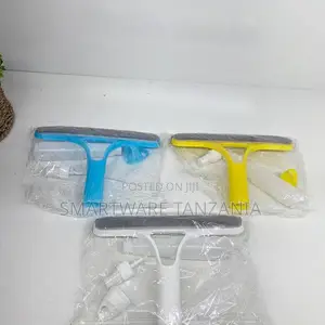 Window Squeegee Glass Cleaner Sponge Blade - 3 Pack