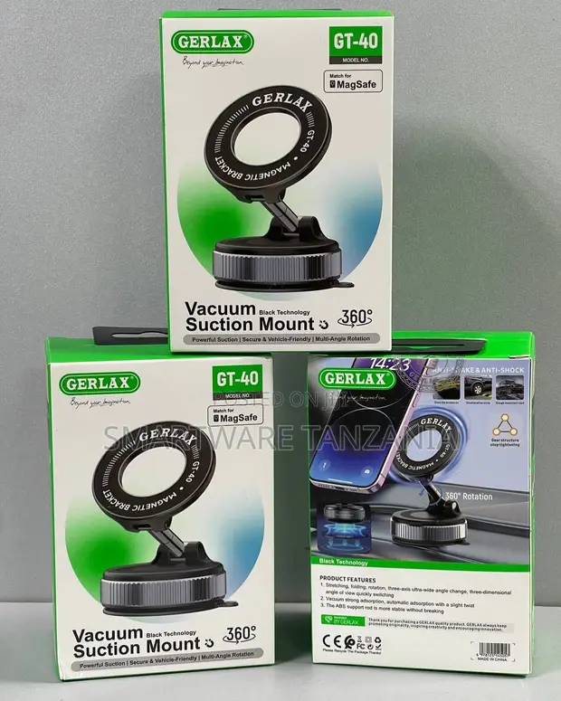 Gerlax GT-40 MagSafe Magnetic Car Phone Mount - 1