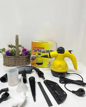 Raf Handheld Steam Cleaner Kit Mpya - Njano/Nyeusi