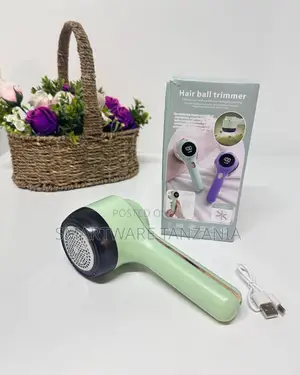 Rechargeable Fabric Hair Ball Trimmer - Green