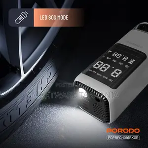 Porodo 6-in-1 Jump Starter, Air Compressor & Power Bank 1000A