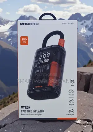 Porodo Vyrox Tyre Inflator 150 PSI