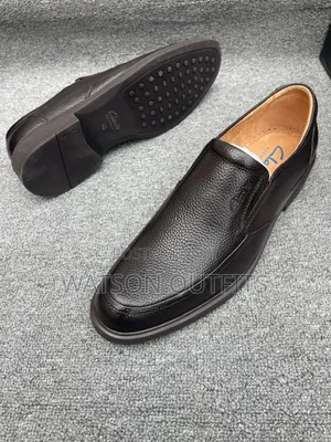 Clarks Men's Leather Moccasins - Black