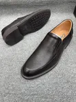 Clarks Men's Leather Moccasins - Black - 1
