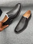 Clarks Men's Leather Moccasins - Black - 2