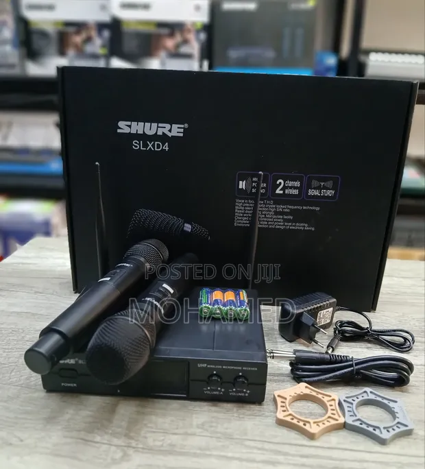 Shure SLXD4 Digital Wireless Receiver + Microphone System - 1