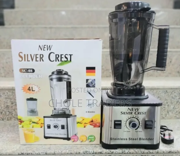 Blenda Mpya ya Silver Crest 4L ya Chuma cha Nguvu (SC-08) - 1