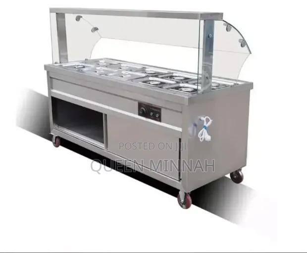 Brand New 6-Pan Electric Bain Marie Food Warmer - 1