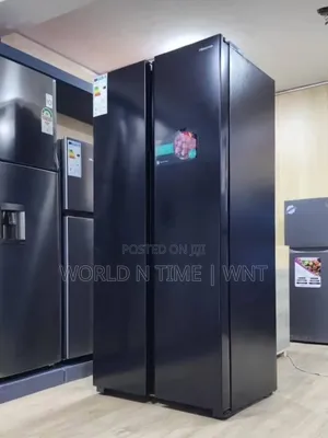 Hisense Side-by-Side Fridge 428L No Frost Black