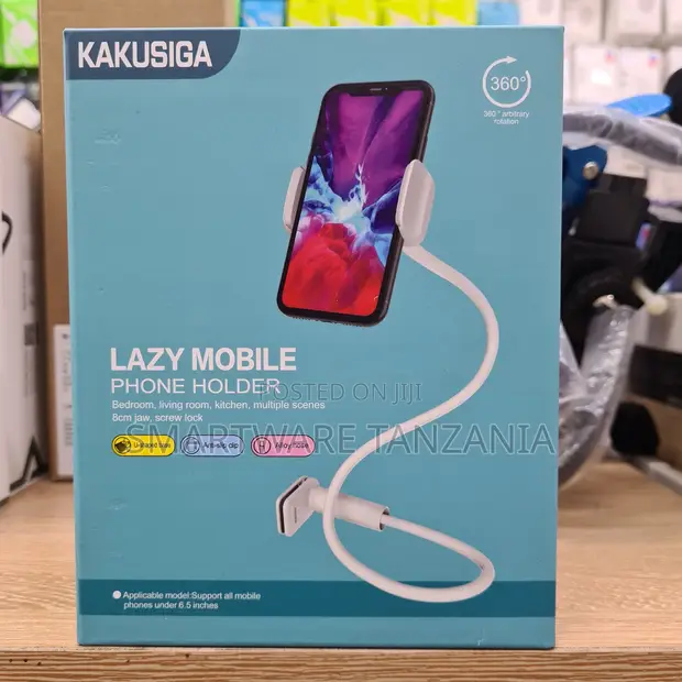 Kakusiga Lazy Phone Holder 360 Rotation Up to 6.5" - 1