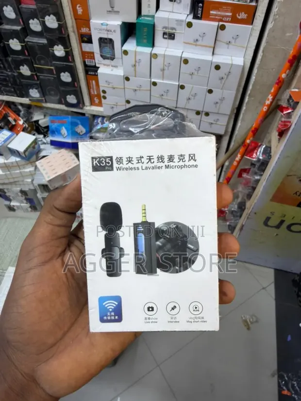 K35 Wireless Lavalier Microphone - Brand New - 1