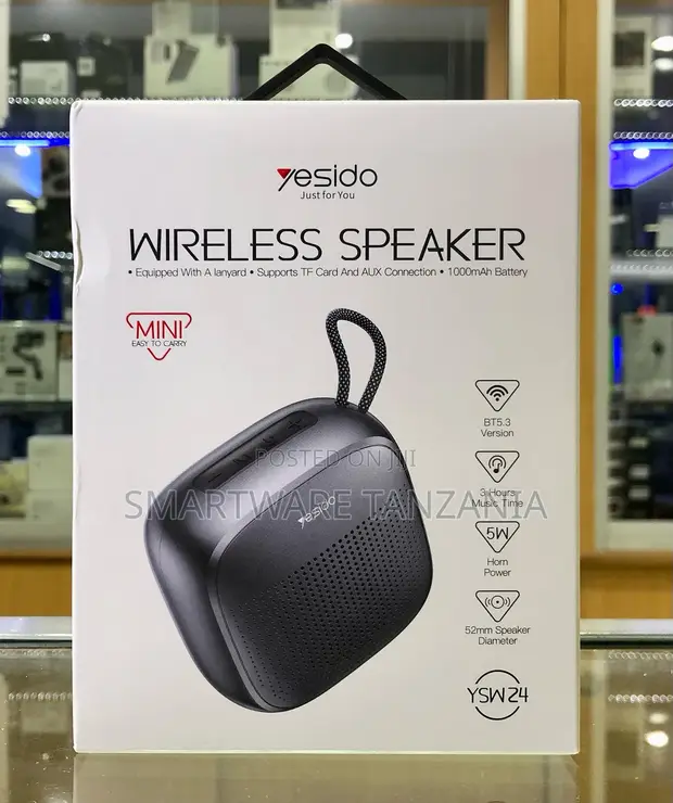 Yesido YSW24 Mini Wireless Speaker BT 5.3 5W 1000mAh - 1