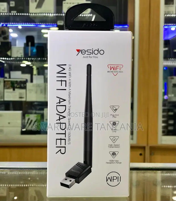 Yesido WP11 2.4GHz USB WiFi Adapter 150Mbps 180m Range - 1