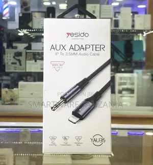 Yesido YAU35 Lightning to 3.5mm Aux Audio Cable 100cm