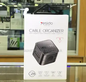 Yesido C216 Mini Magnetic Nano Adhesive Cable Organizer - Black