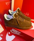 Men's Nike Air Force 1 Leather Sneakers - Rare Colors - 2