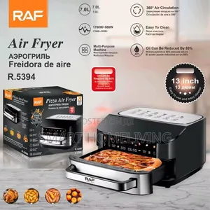 Raf Air Fryer Maalumu kwa Pizza 7L Inchi 13