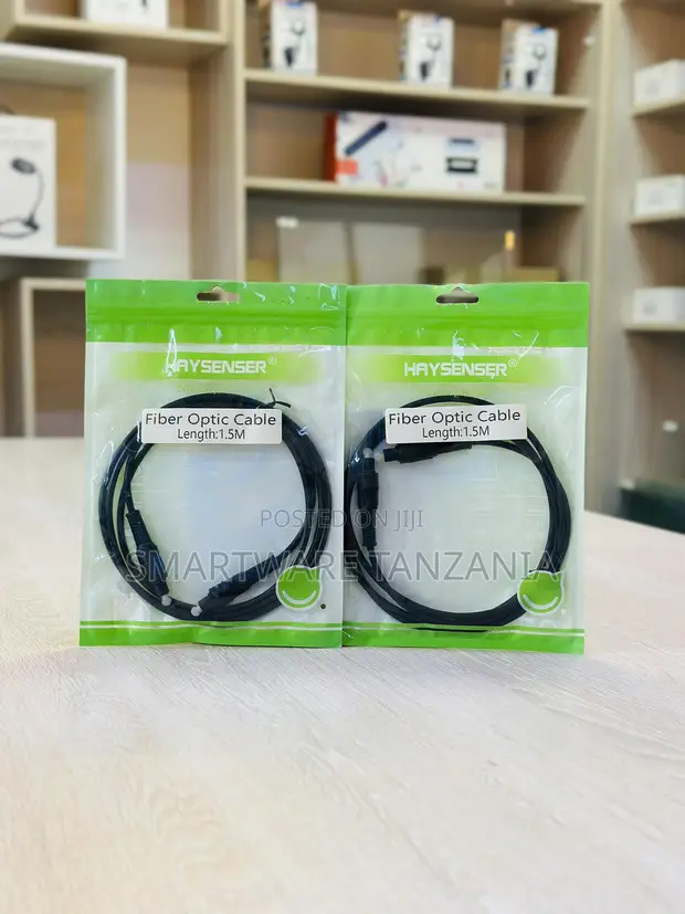 Haysenser Fiber Optic Toslink Audio Cable 1.5m - 1
