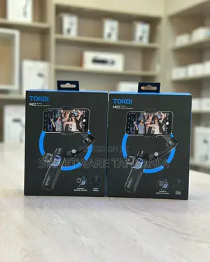 Tokqi M02 3-Axis Gimbal Stabilizer na Remote ya Magnetic